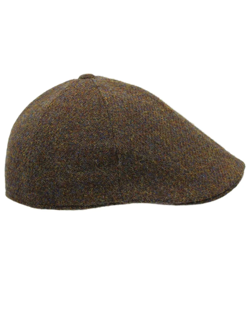 Heather Mallaig Harris Tweed Duckbill 6 Piece Cap - Image 4