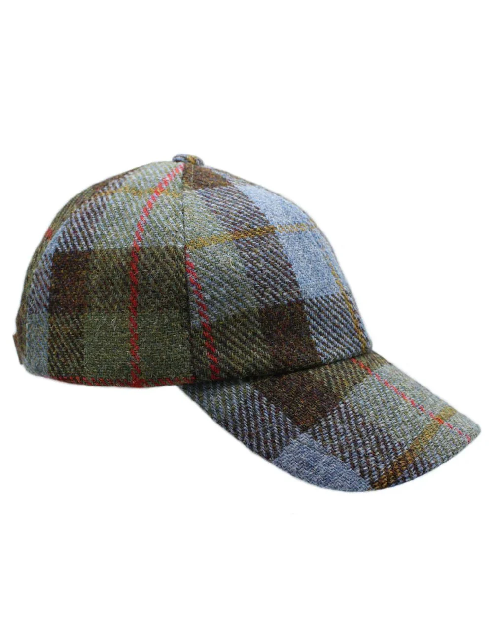 Heather Rannoch Harris Tweed Baseball Cap - Image 3
