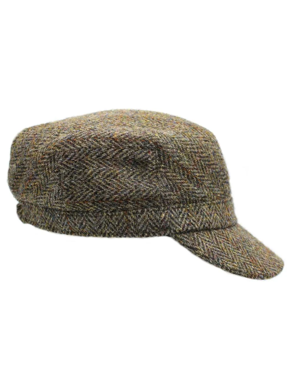 Heather Rhona Harris Tweed Cadet Cap - Image 2