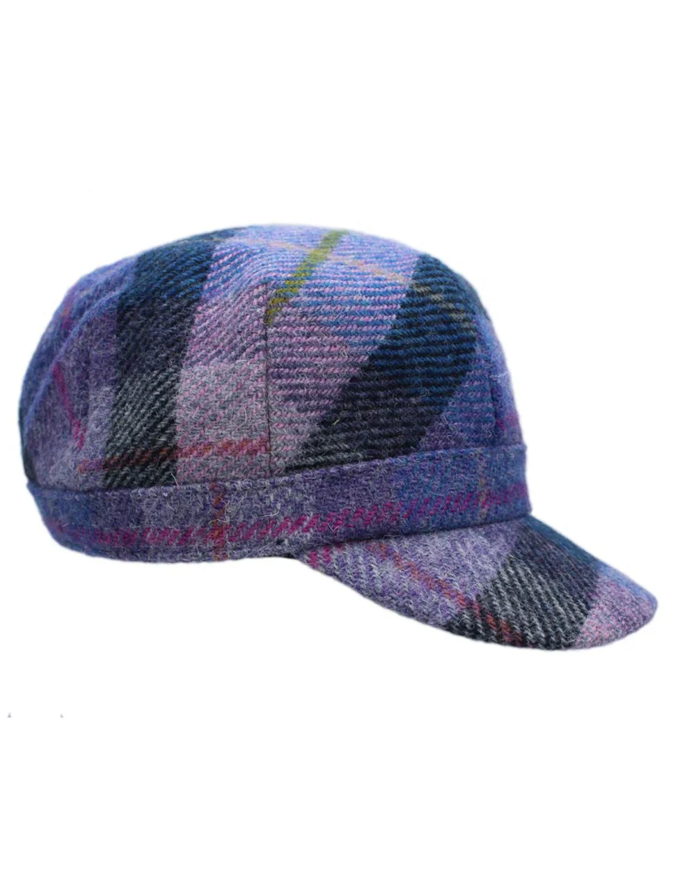Heather Rhona Harris Tweed Cadet Cap - Image 5