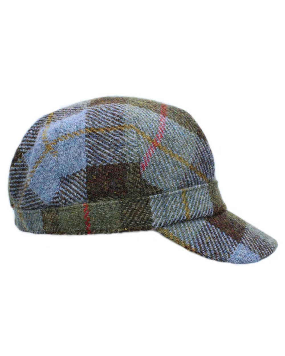 Heather Rhona Harris Tweed Cadet Cap - Image 6