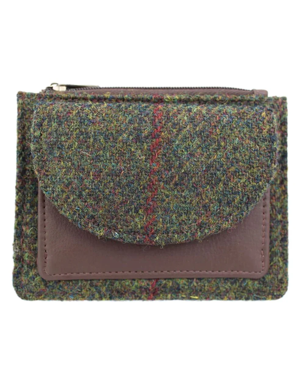 Heather Rory Harris Tweed Coin Card Wallet - Image 3