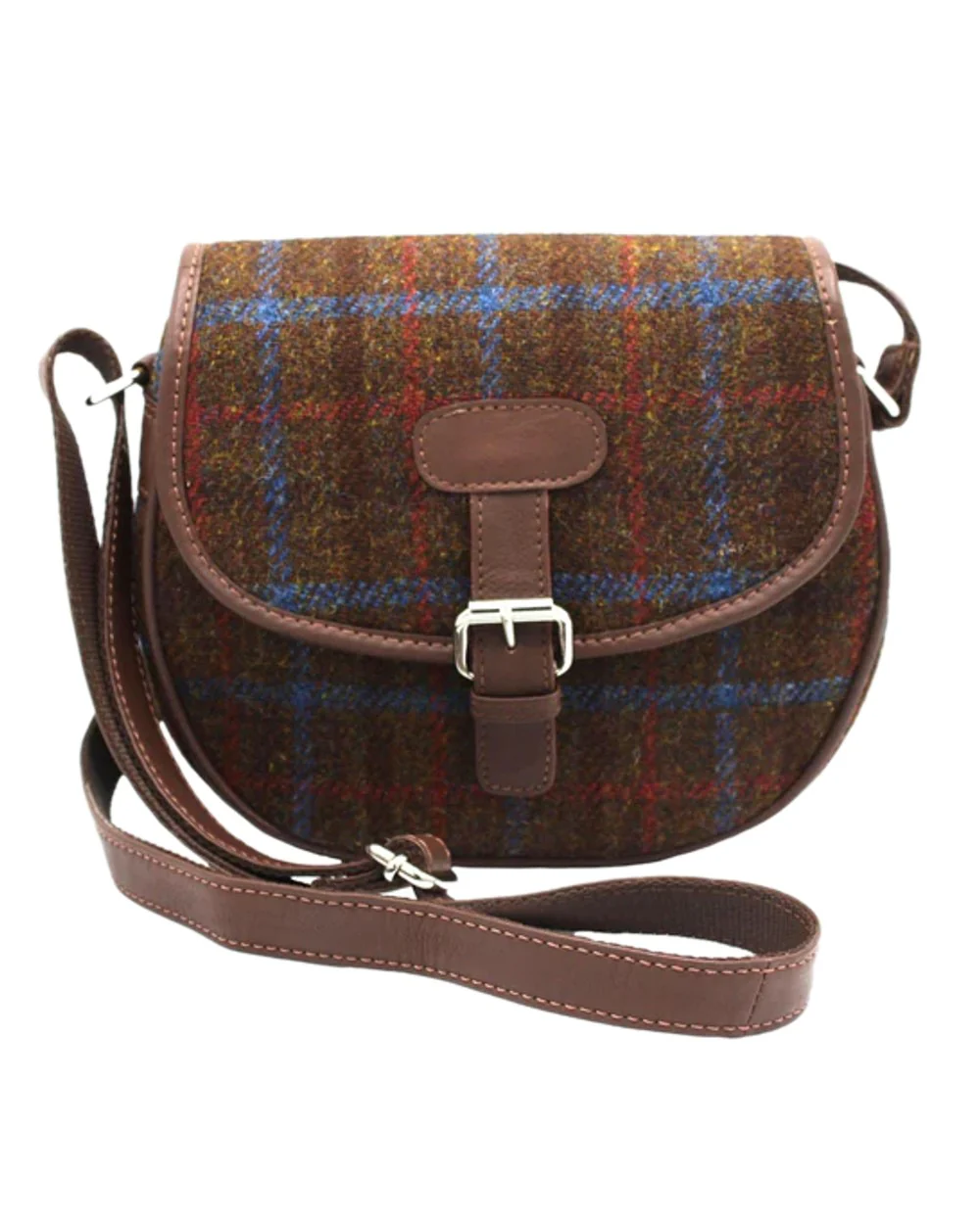 Heather Rowan Harris Tweed Saddle Bag - Image 2
