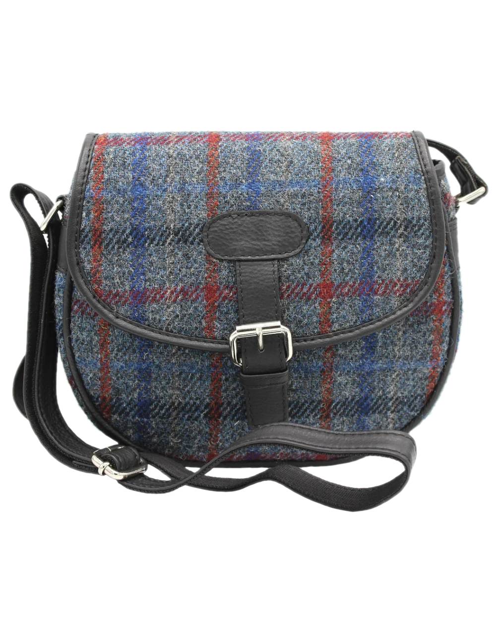 Heather Rowan Harris Tweed Saddle Bag - Image 4