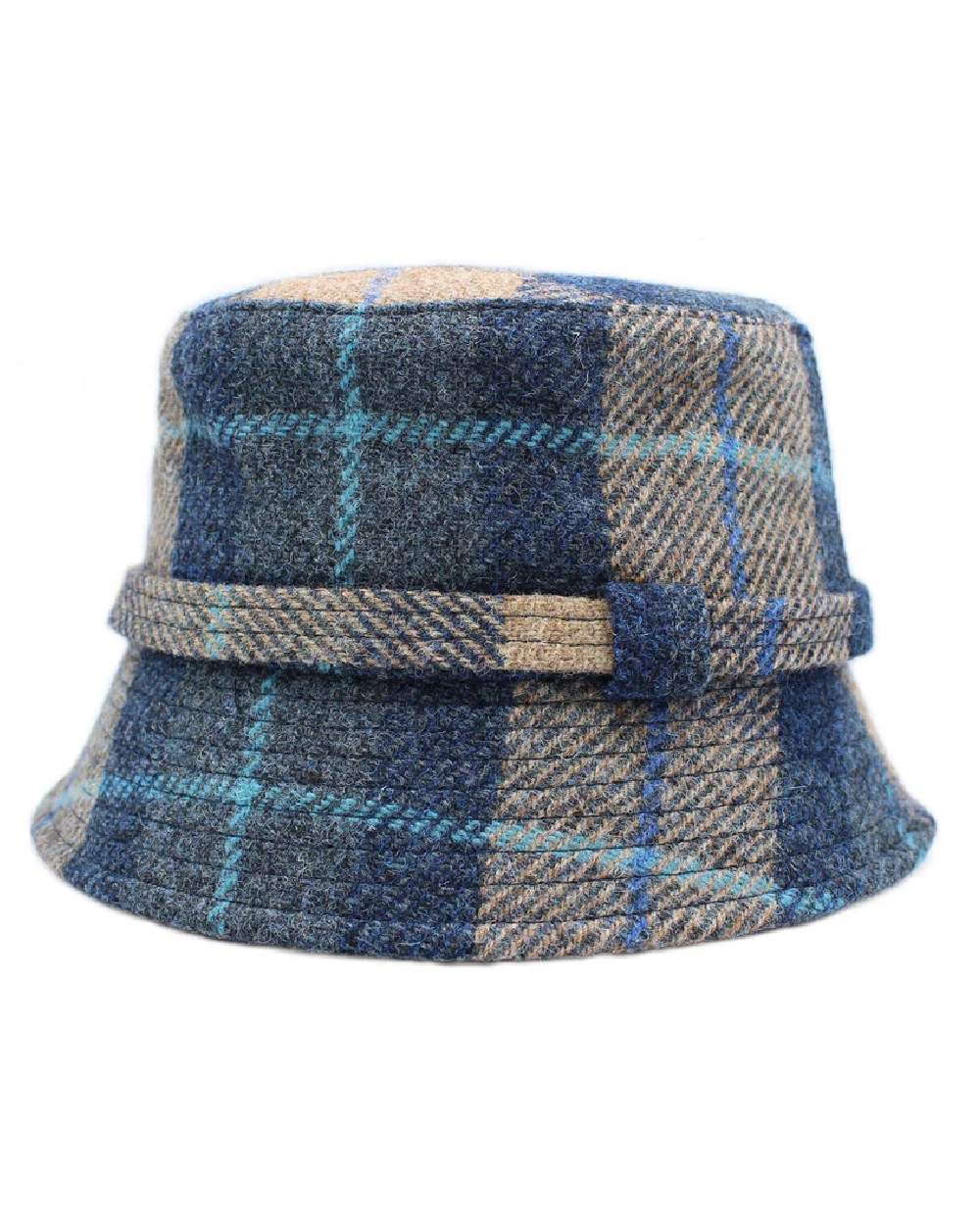 Heather Womens Ashkirk Harris Tweed Bucket Hat - Image 5