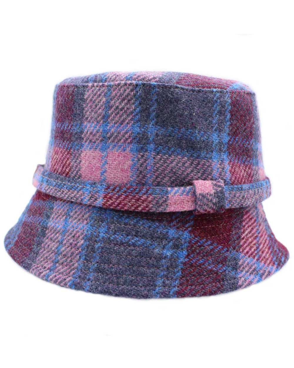 Heather Womens Ashkirk Harris Tweed Bucket Hat - Image 7