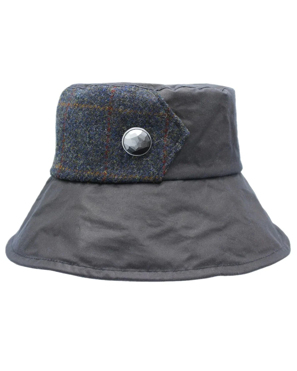 Heather Womens Ellen Wax Harris Tweed Hat - Image 2