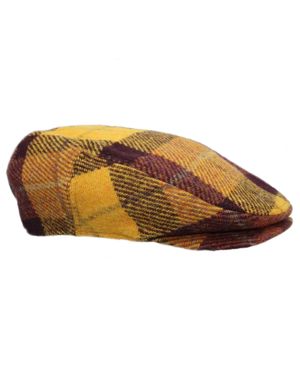 Heather Womens Kelty Harris Tweed Flat Cap - Image 2