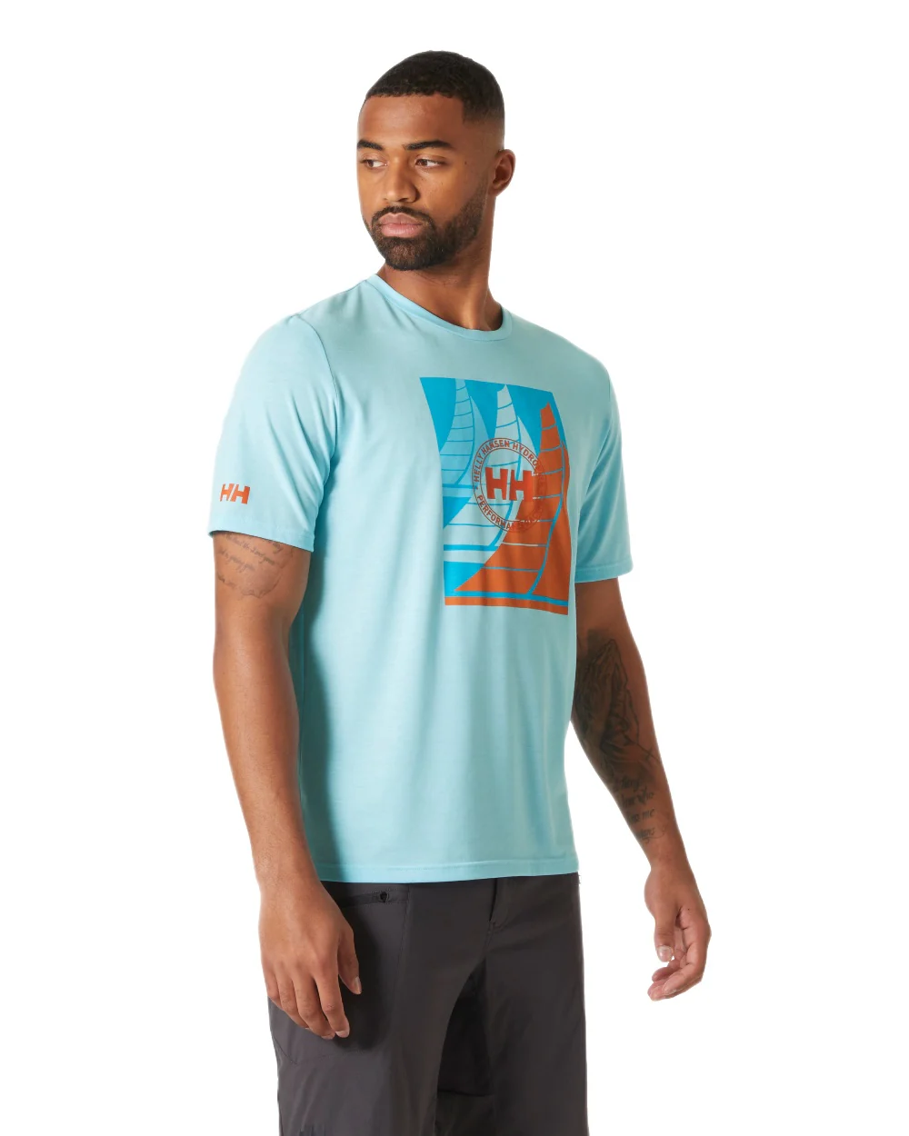 Helly Hansen Mens HP Race Sailing Graphic T-Shirt - Image 2
