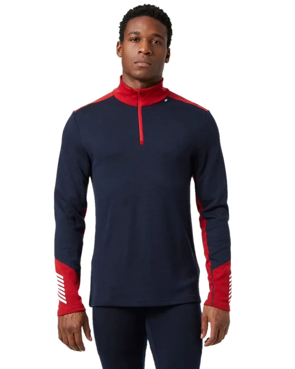 Helly Hansen Mens Lifa Merino Midweight Half-Zip Base Layer - Image 2