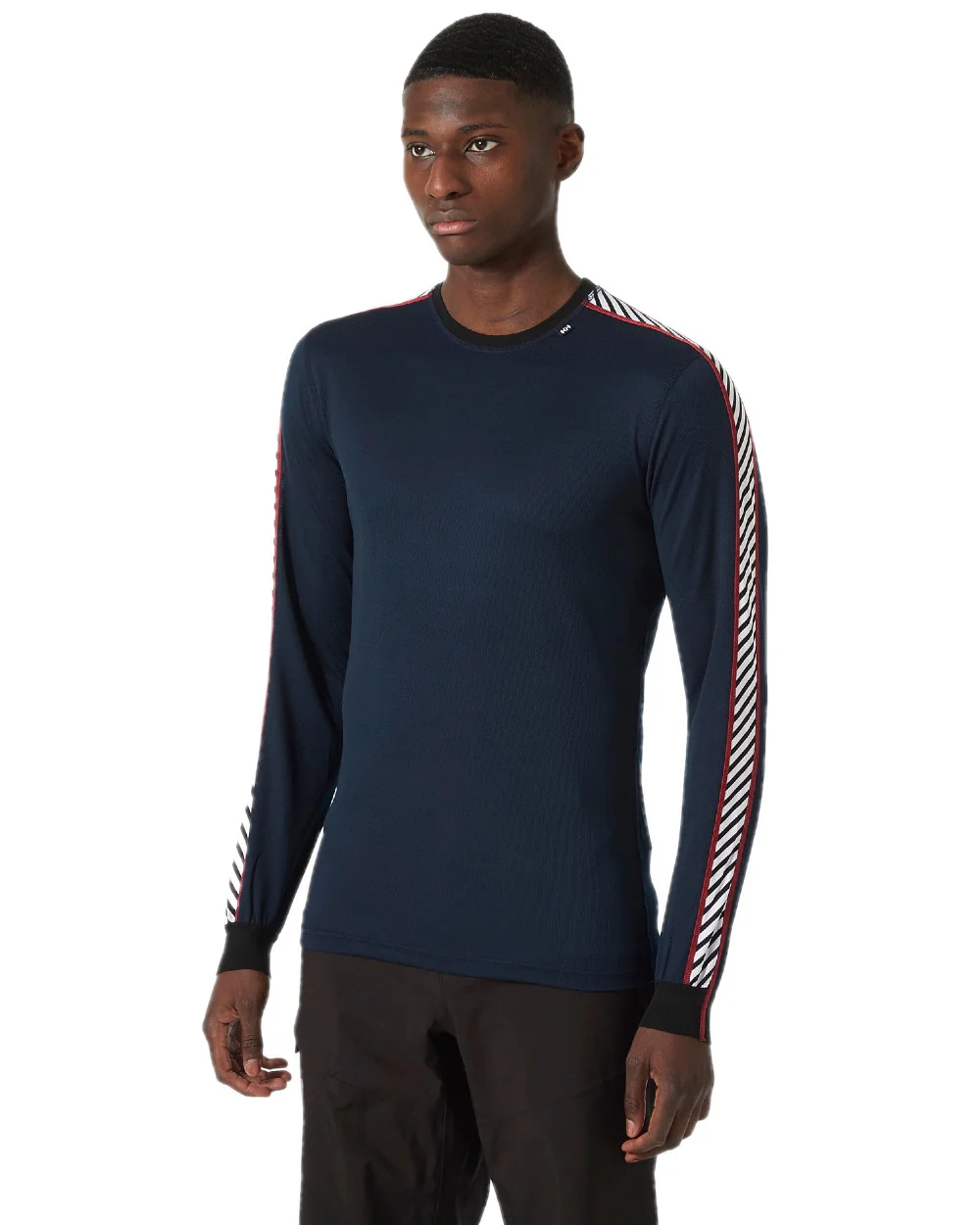 Helly Hansen Mens Lifa Stripe Long Sleeve Crew Base Layer - Image 10