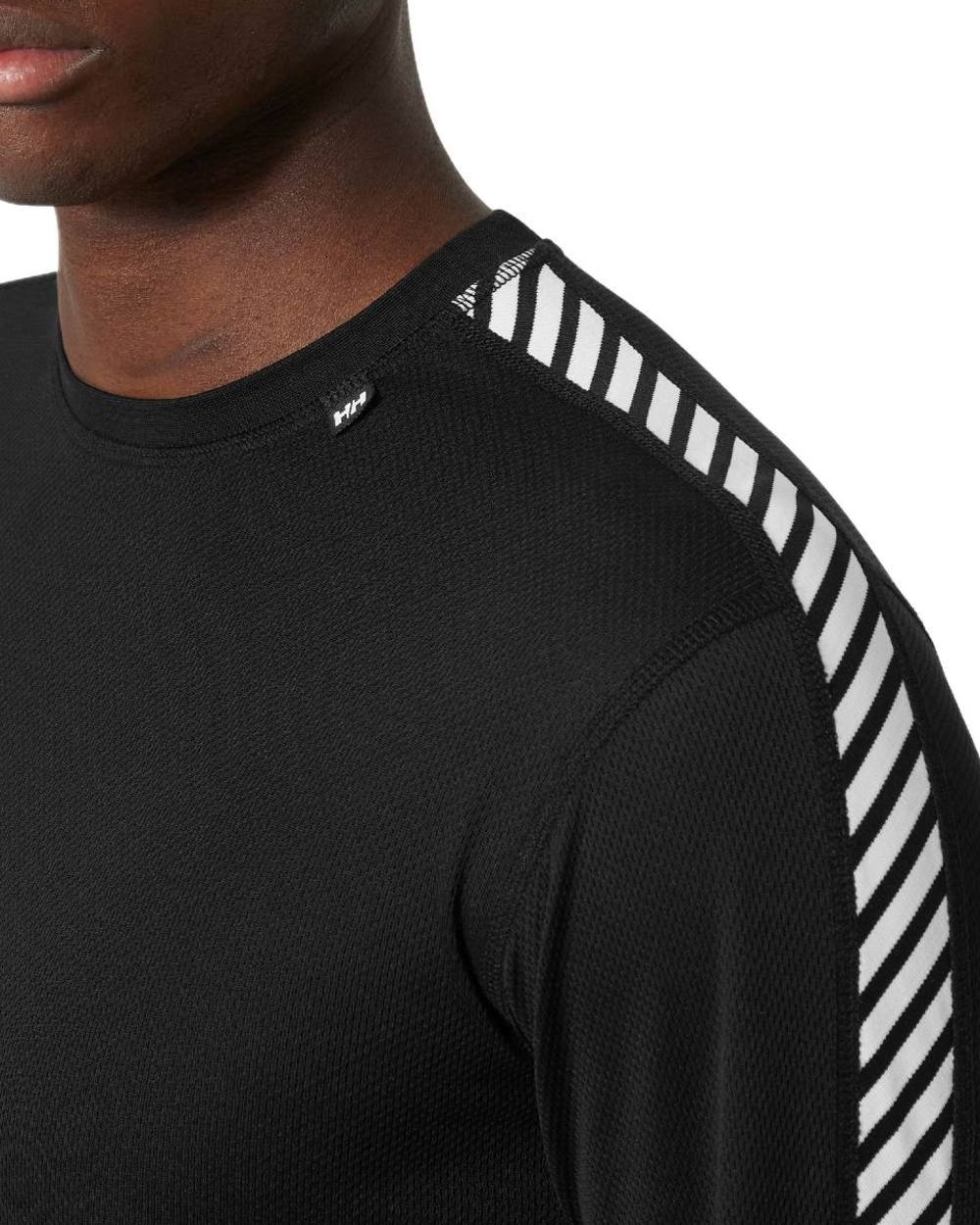 Helly Hansen Mens Lifa Stripe Long Sleeve Crew Base Layer - Image 16