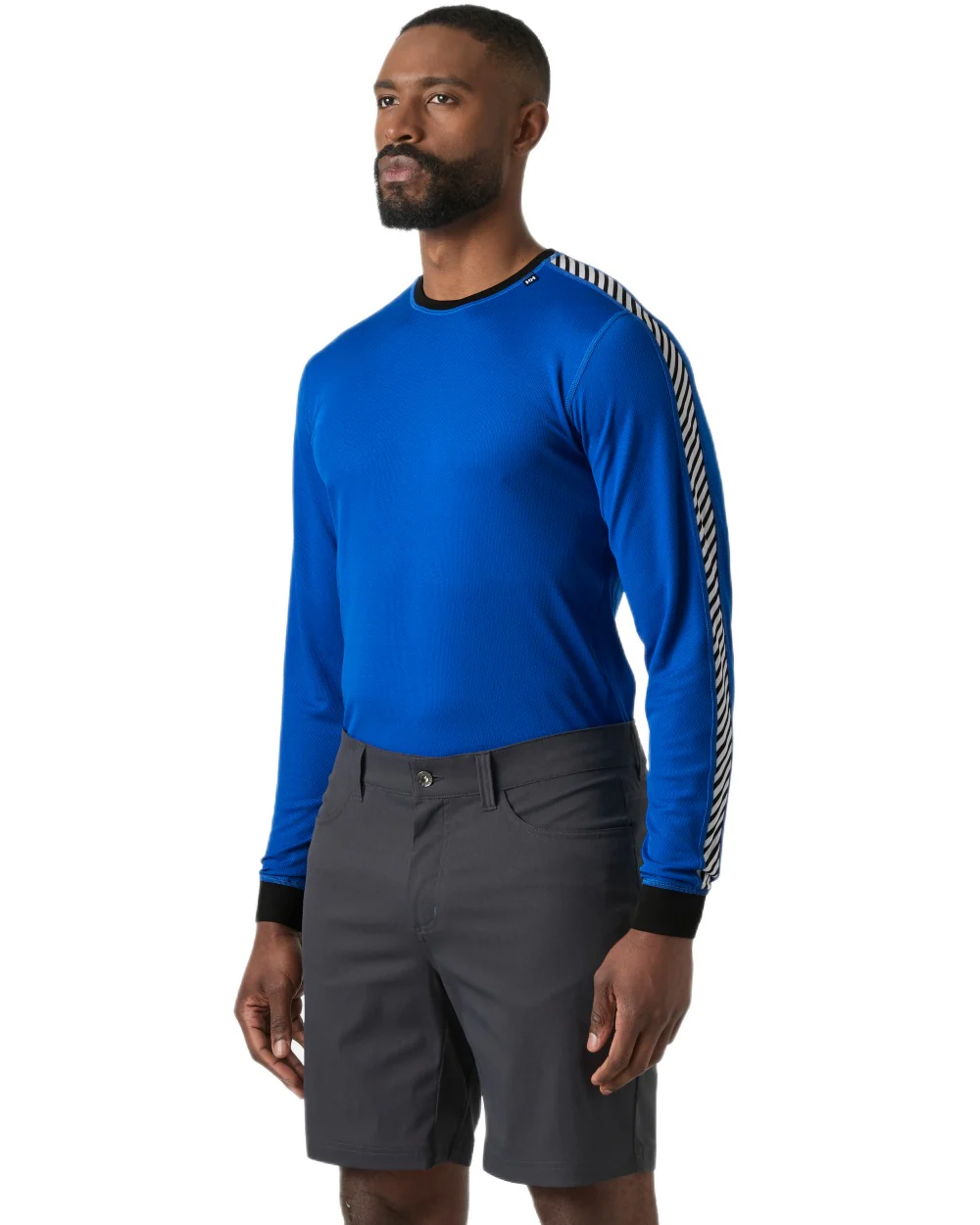 Helly Hansen Mens Lifa Stripe Long Sleeve Crew Base Layer - Image 18