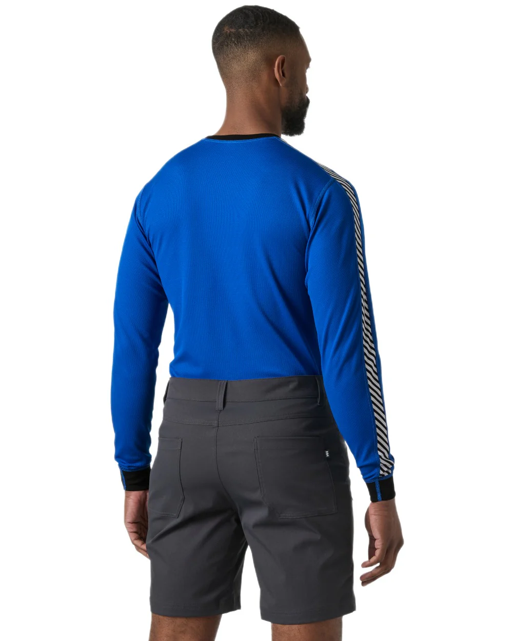 Helly Hansen Mens Lifa Stripe Long Sleeve Crew Base Layer - Image 20