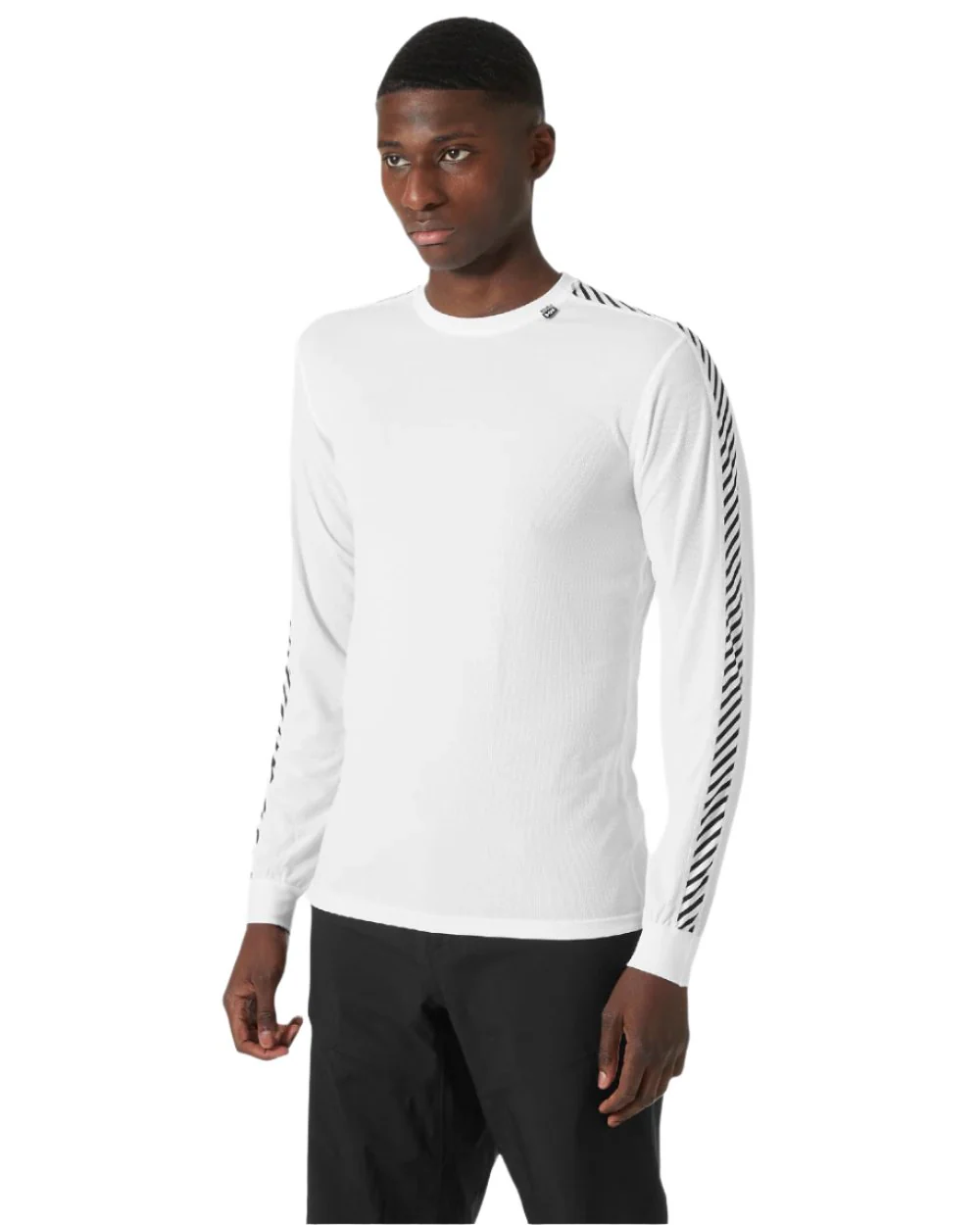 Helly Hansen Mens Lifa Stripe Long Sleeve Crew Base Layer - Image 5