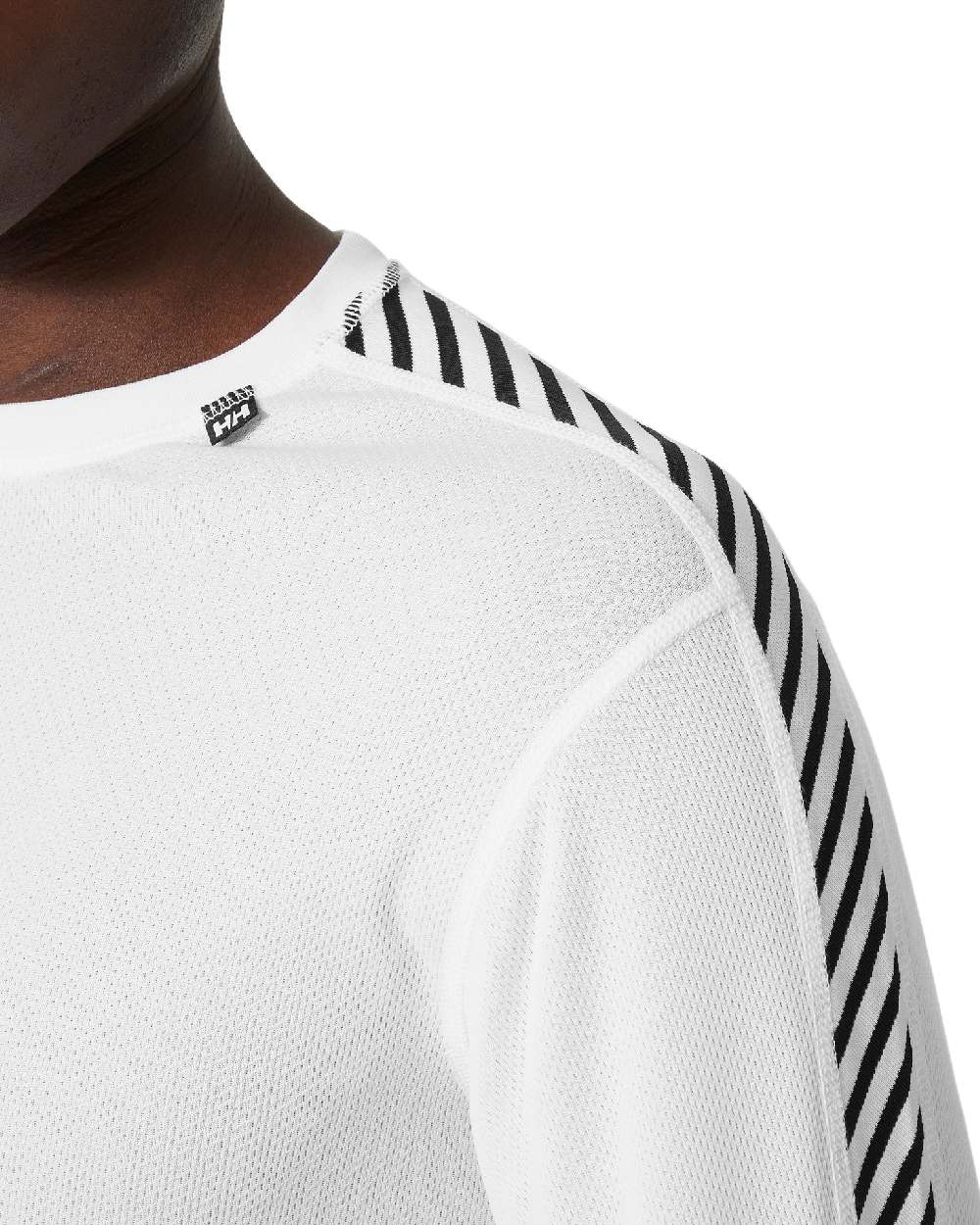Helly Hansen Mens Lifa Stripe Long Sleeve Crew Base Layer - Image 8