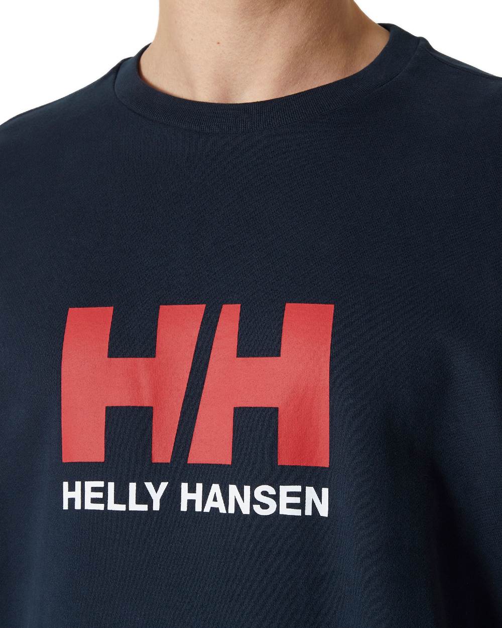 Helly Hansen Mens Logo Crew Sweatshirt 2.0 - Image 3