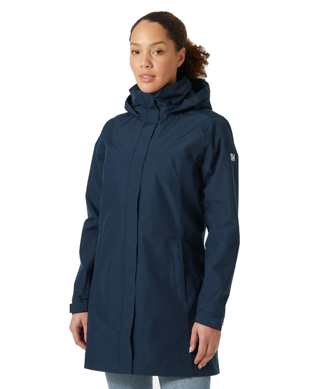 Helly Hansen Womens Aden Long Rain Coat - Image 11