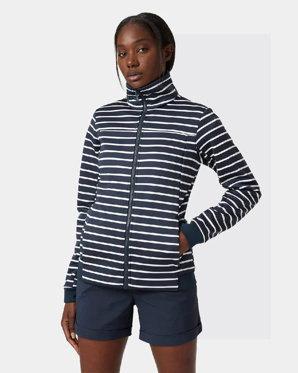 Helly Hansen Womens Crew Fleece Jacket - Image 2