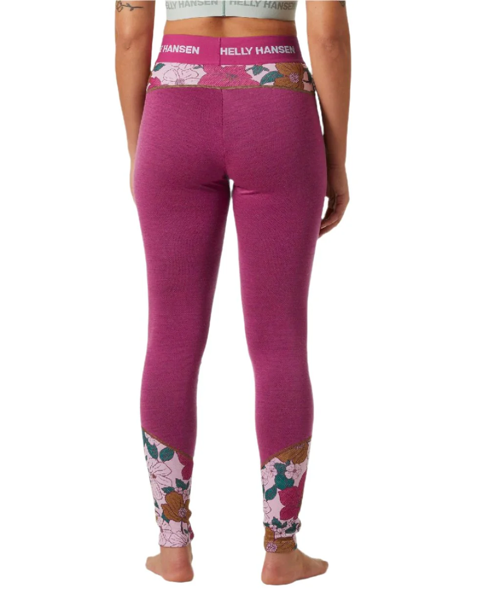 Helly Hansen Womens Lifa Merino Midweight Graphic Base Layer Pants - Image 8