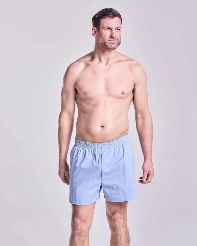 HJ Hall 2 Pack Pure Cotton Woven Boxers - Image 2