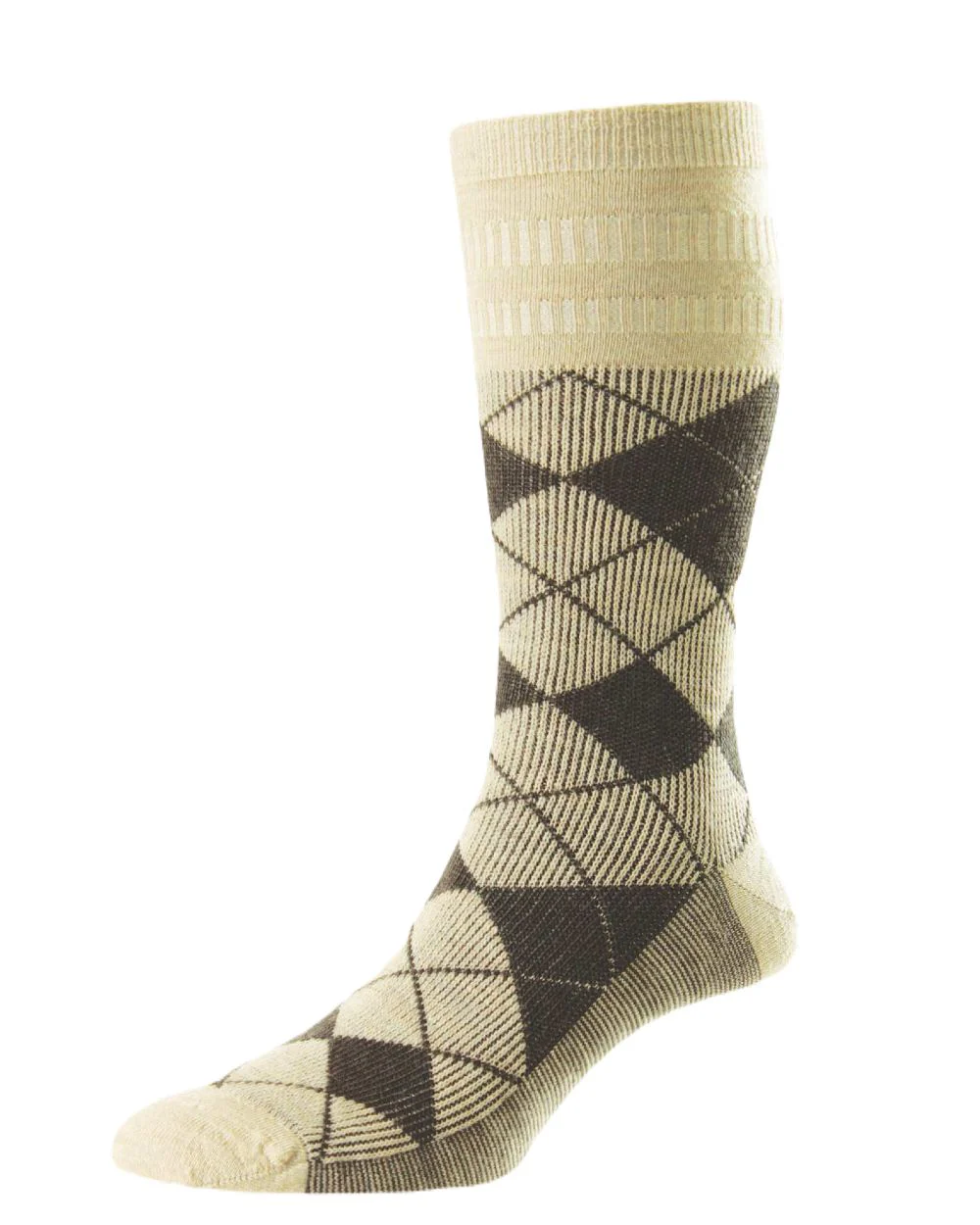 HJ Hall Argyle Wool Softop Socks - Image 7