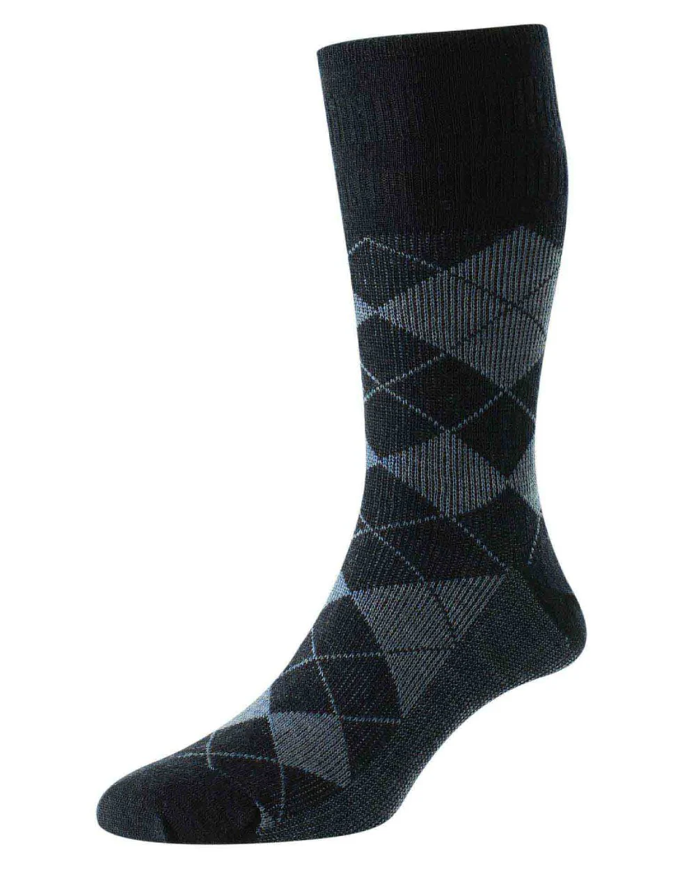 HJ Hall Argyle Wool Softop Socks - Image 8