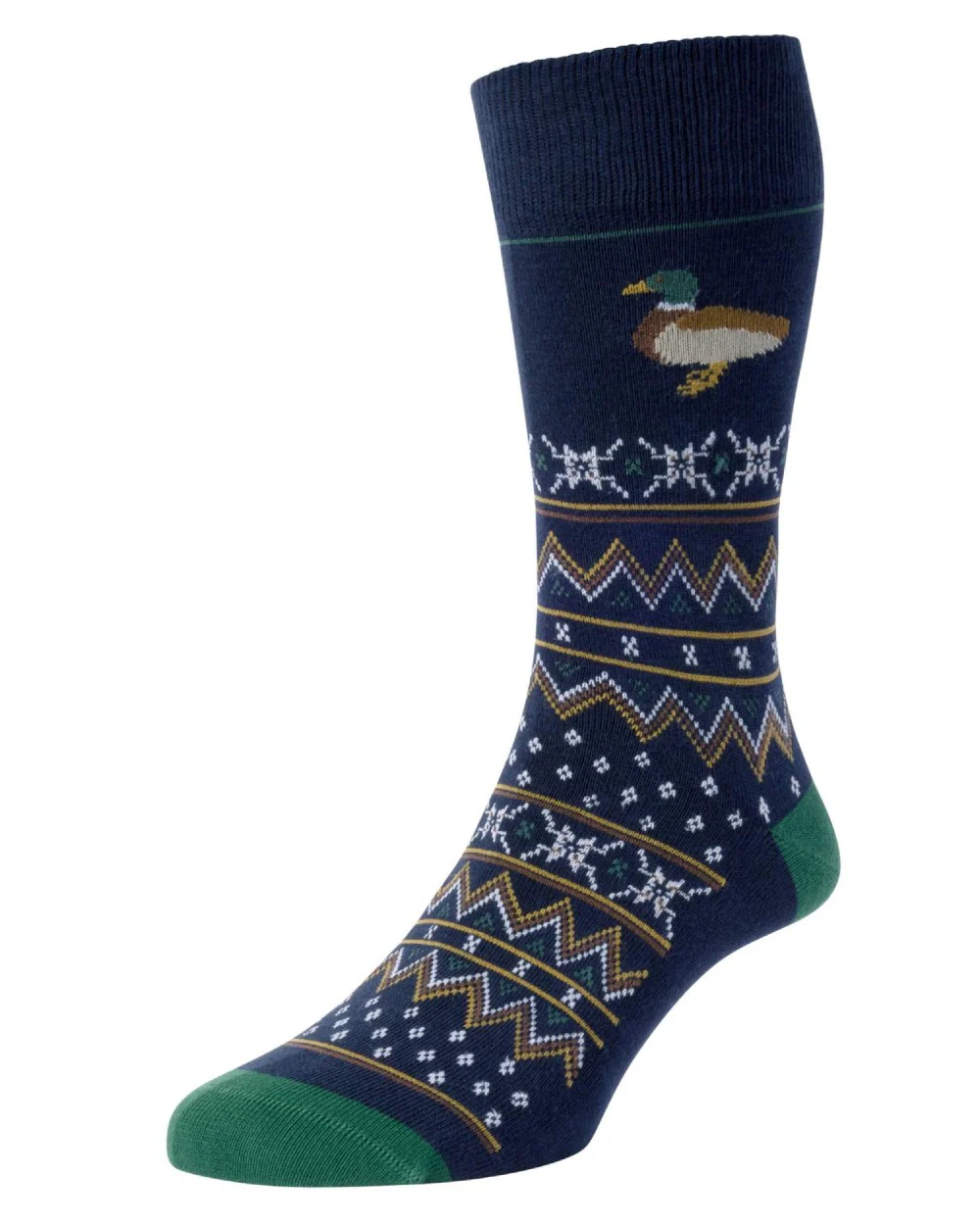 HJ Hall Country Animal Fairisle Socks - Image 3