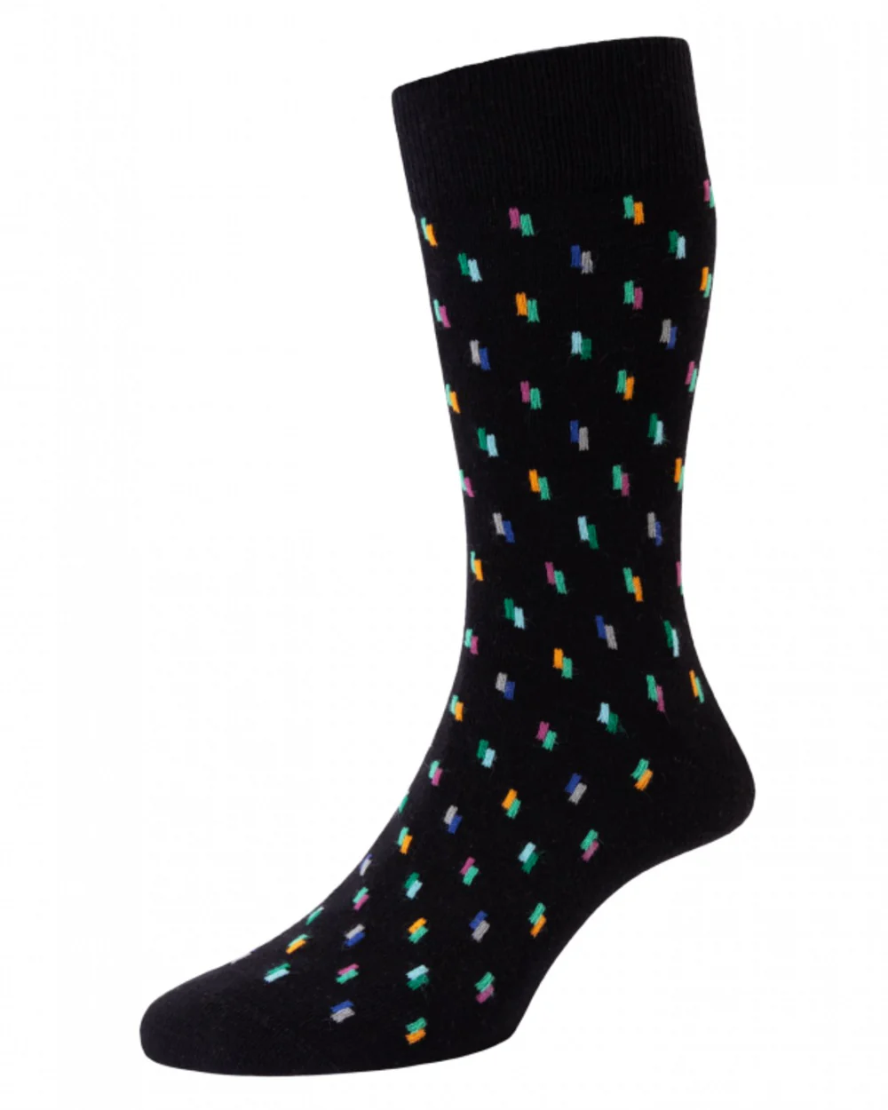 HJ Hall Dash & Stripe Cotton Rich Socks Triple Pack - Image 5