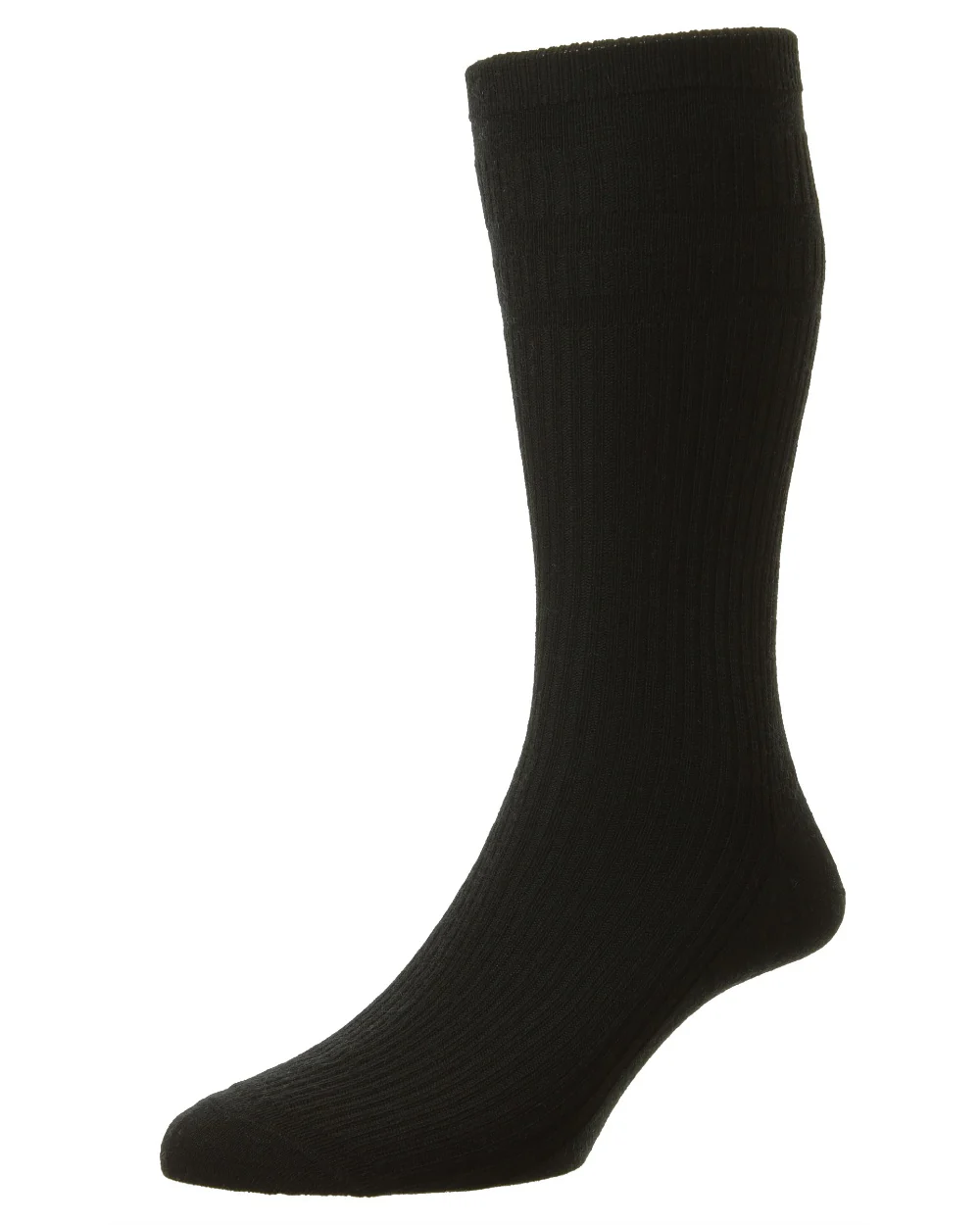 HJ Hall Extra Wide Soft Top Sock Sanitised Wool - Image 3