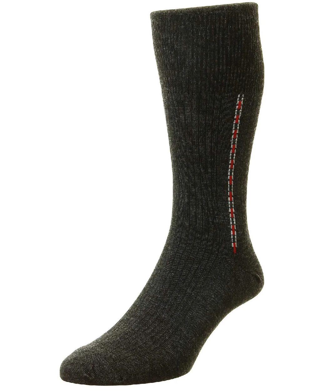 HJ Hall Fancy Panel Half Hose Socks - Image 3