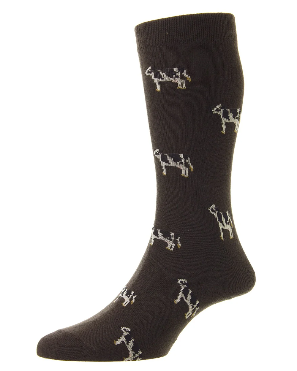 HJ Hall Farm Motif Cotton Rich Socks - Image 3