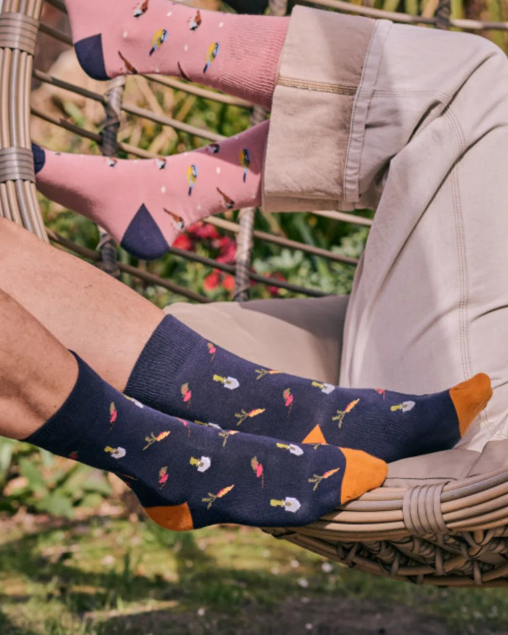 HJ Hall Garden Vegetables Motif Socks Triple Pack - Image 4