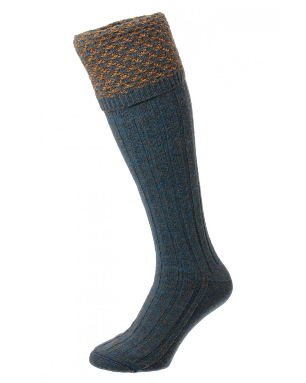 HJ Hall Hatfield Shooting Sock Textured Top - Image 3