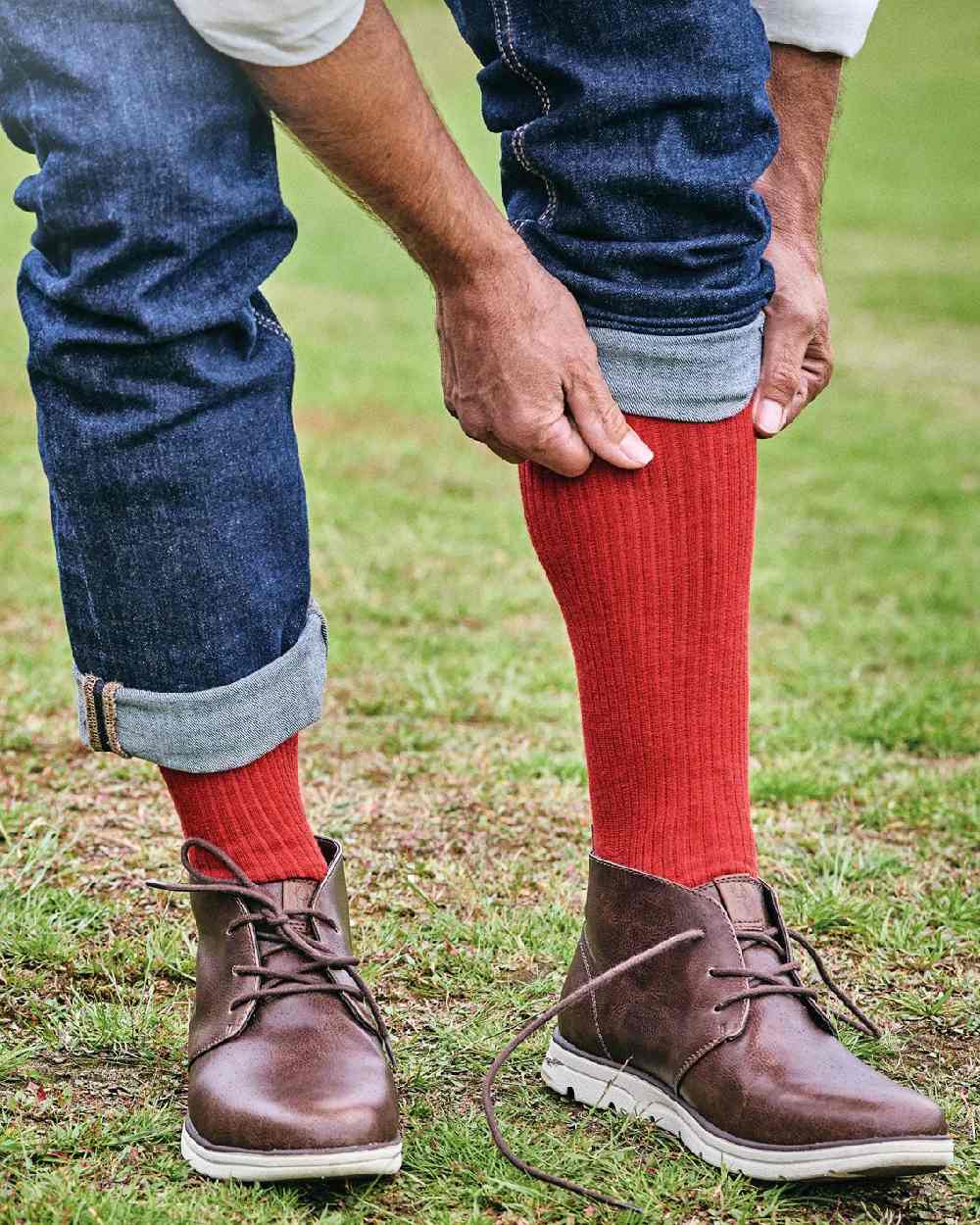 HJ Hall Wool Rich Immaculate Long Socks - Image 3
