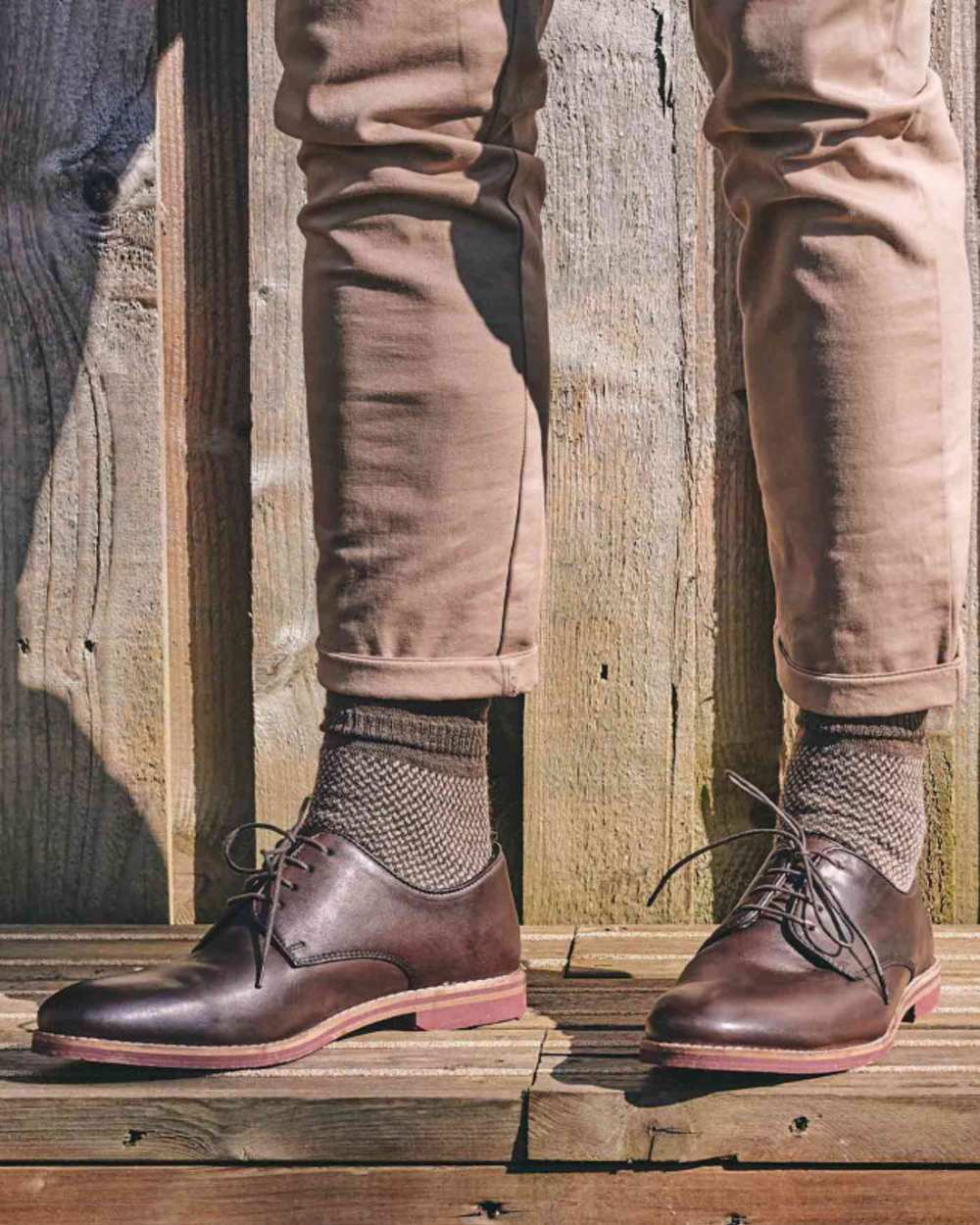 HJ Hall Jacquard Wool Softop Socks - Image 2