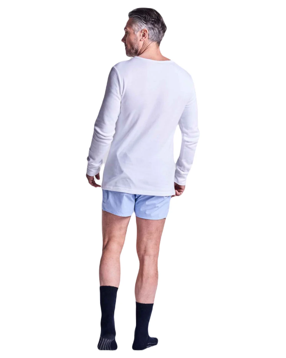 HJ Hall Mens Cotton Rich Thermal Long Sleeve Top - Image 6