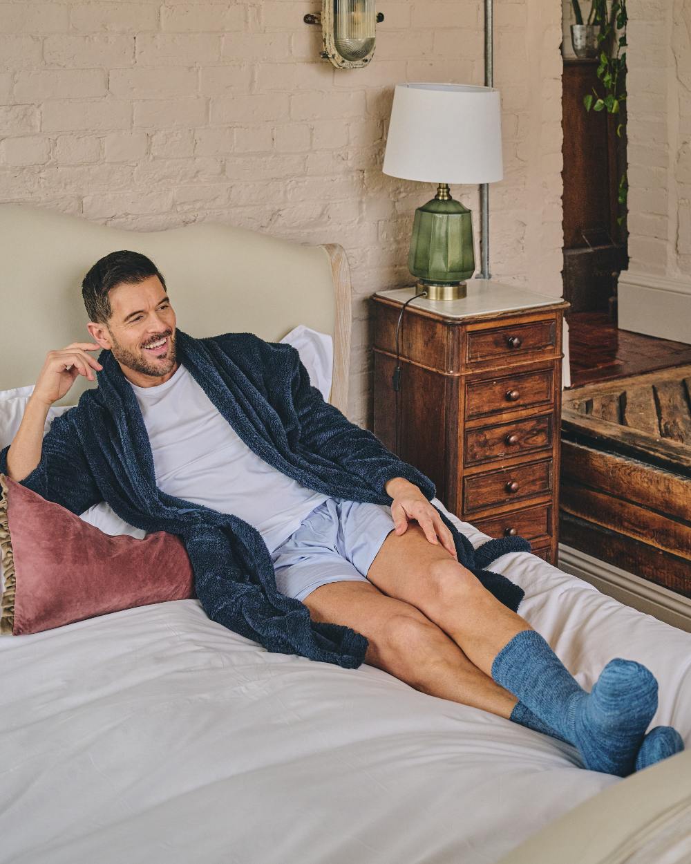 HJ Hall Mens Dressing Gown - Image 3