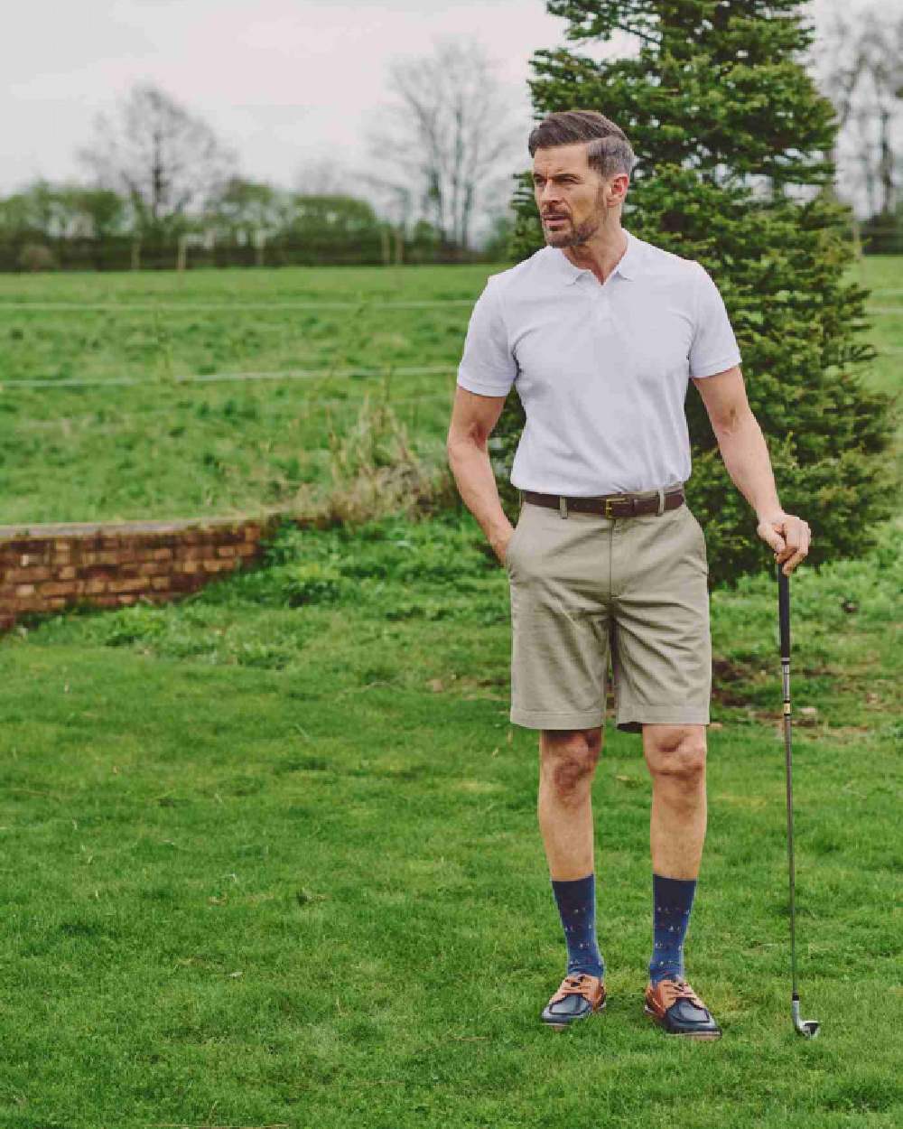 HJ Hall Mens Golf Socks 3 Pair Pack - Image 4
