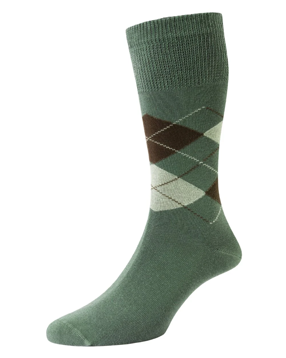 HJ Hall Mens Organic Cotton Comfort Top Socks - Image 4