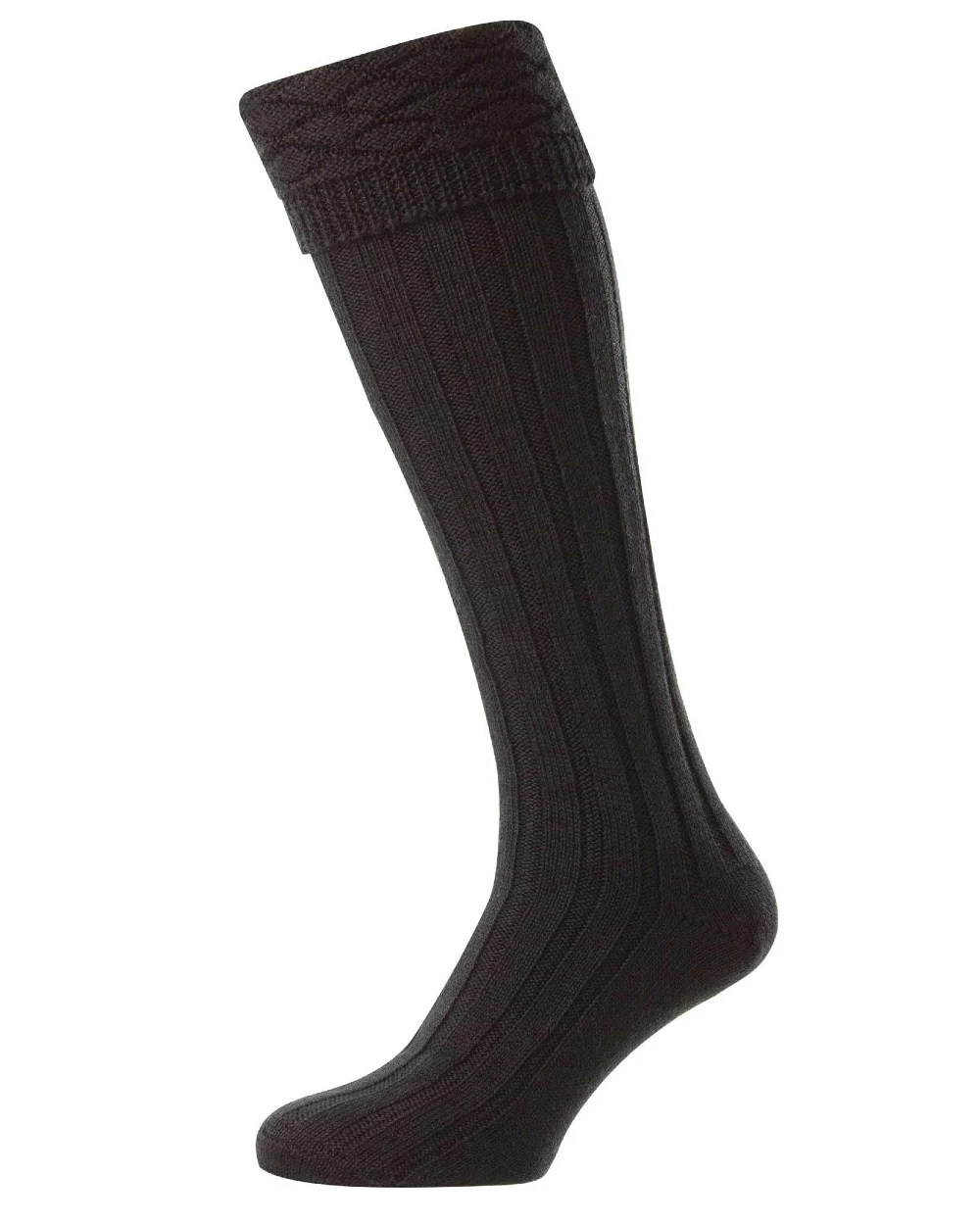 HJ Hall Mens Premium Wool Blend Kilt Socks - Image 2