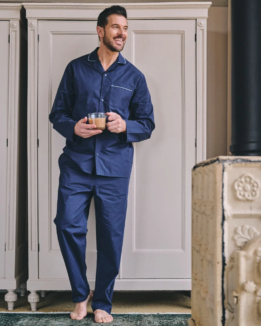 HJ Hall Mens Pure Cotton Pyjamas - Image 10