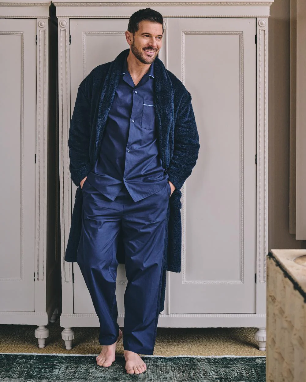 HJ Hall Mens Pure Cotton Pyjamas - Image 12
