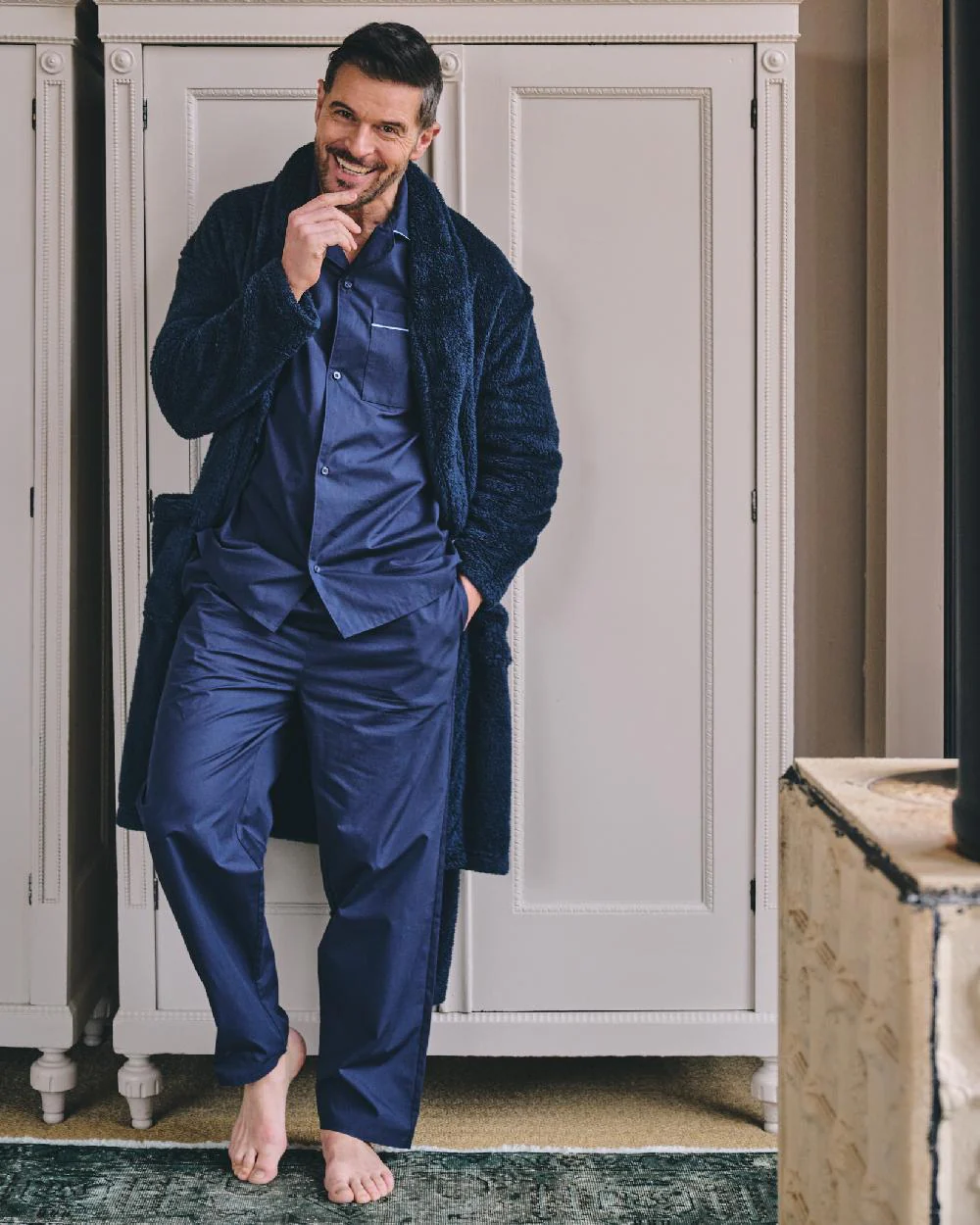 HJ Hall Mens Pure Cotton Pyjamas - Image 13