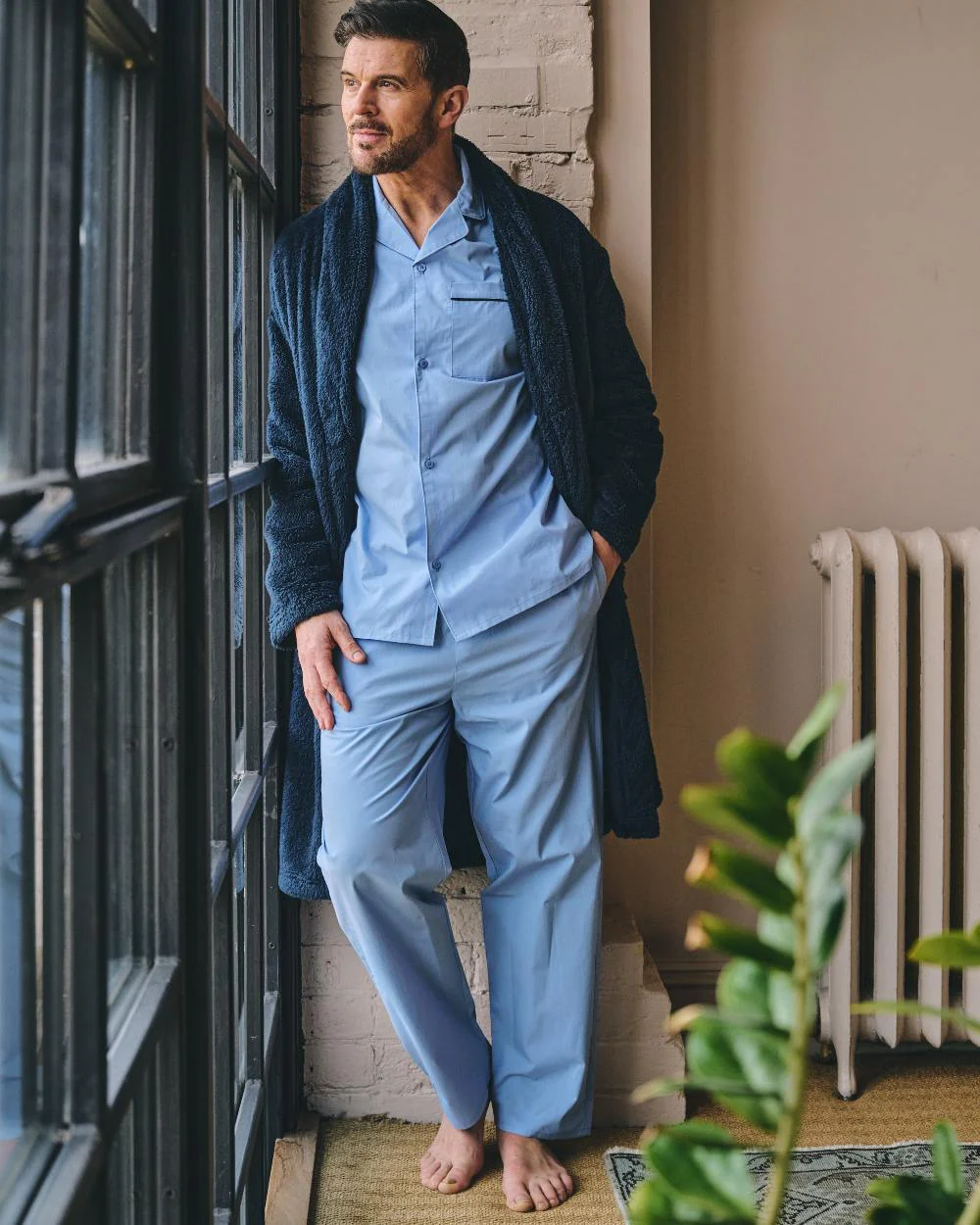 HJ Hall Mens Pure Cotton Pyjamas - Image 15