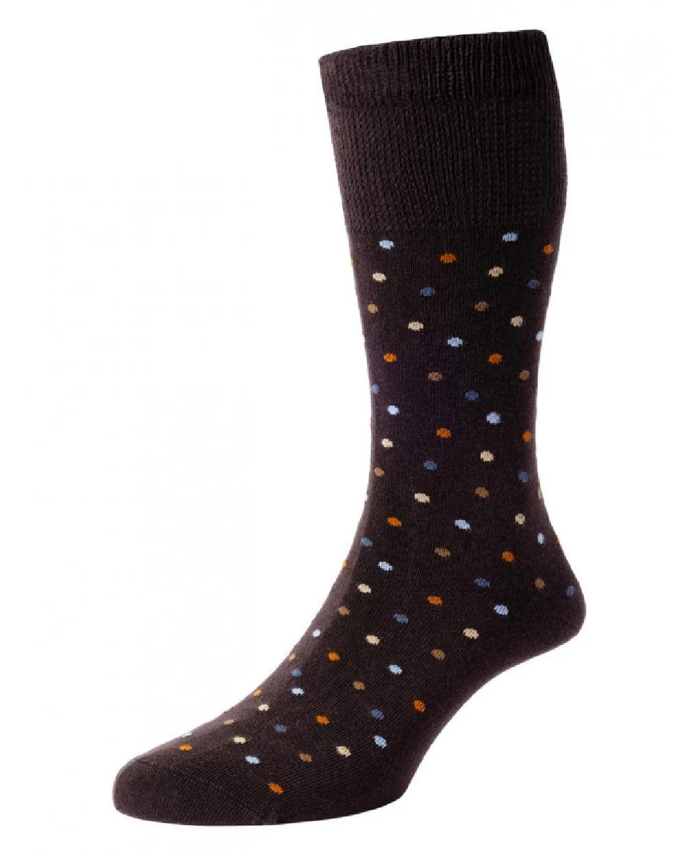 HJ Hall Mini Spot Comfort Top Socks - Image 3