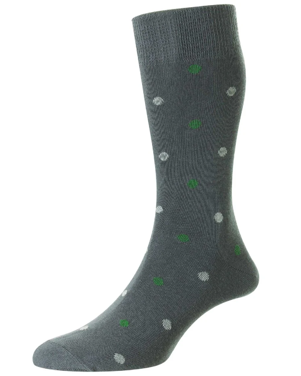 HJ Hall Multi Spot Comfort Top Socks - Image 3