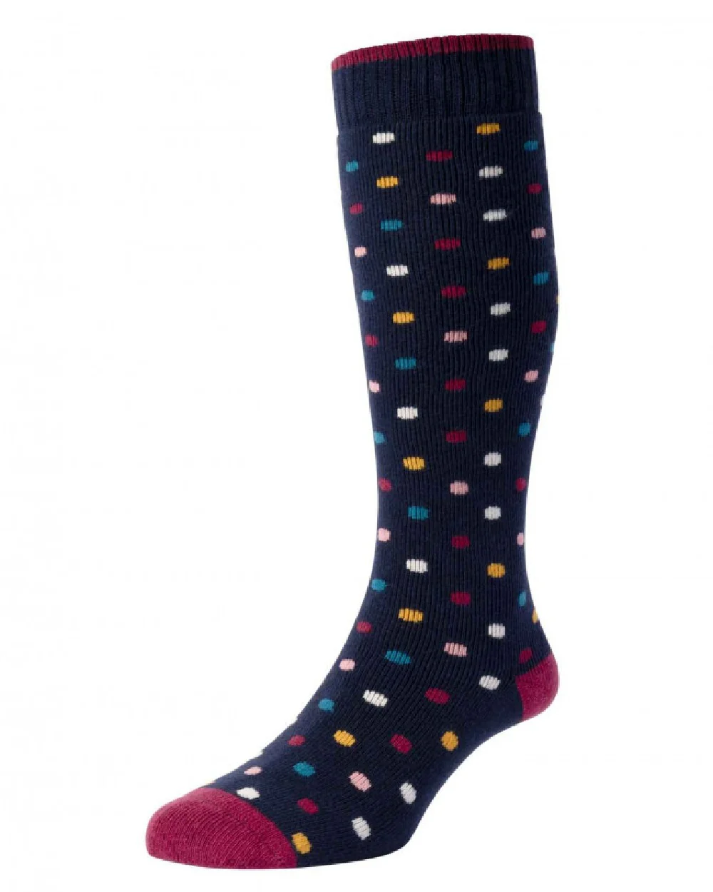 HJ Hall Womens Spot Welly Socks - Image 3