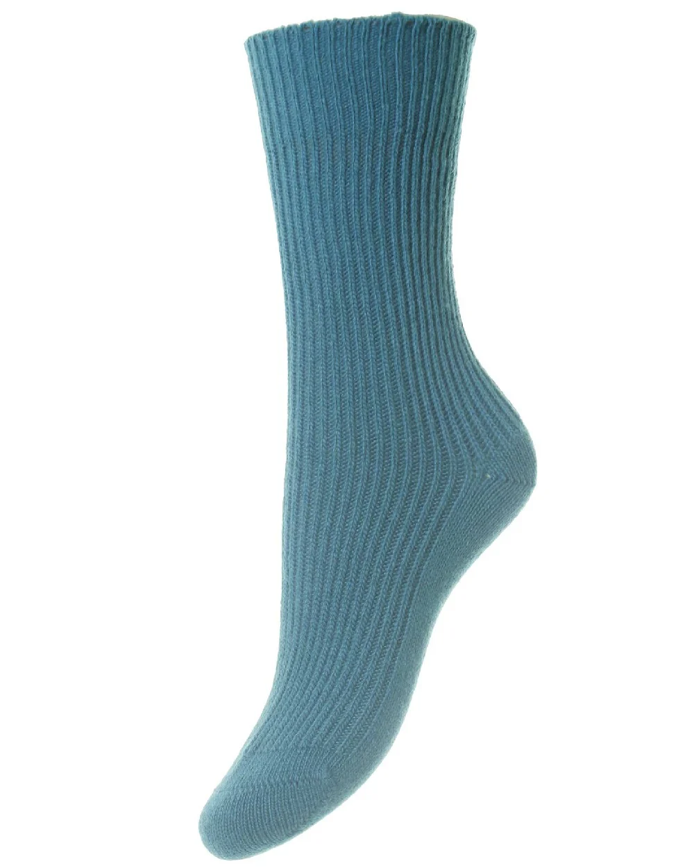 HJ Hall Cashmere Blend Turn Over Top Socks - Image 4