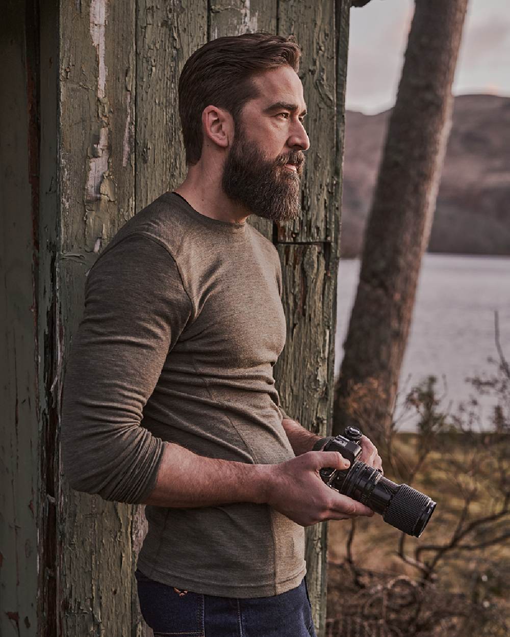 Hoggs of Fife 100% Merino Wool Long Sleeve Crew Neck Base Layer - Image 2